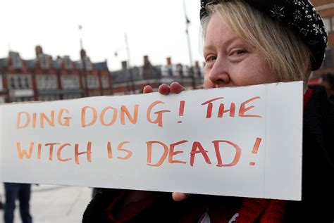 ding dong the witch is dead on the u k charts following margaret thatcher s death