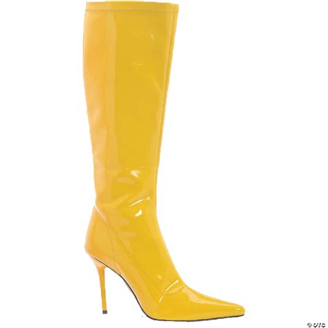 Emma Knee Length Yellow Boots