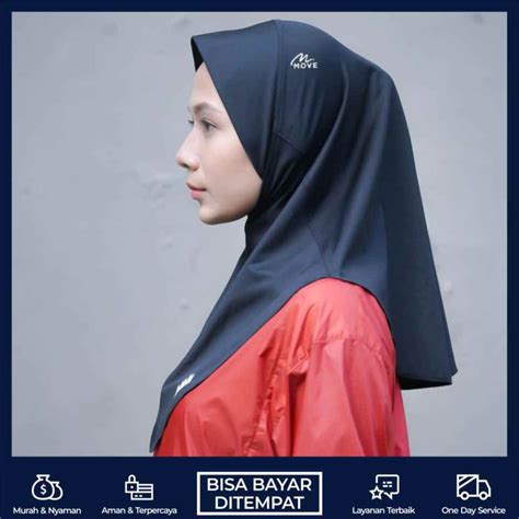 Jual Hijab Olahraga Premium Hijab Sports Jilbab Renang Hijab Senam Bahan Premium Adem Nyerap