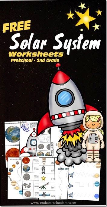 Solar System Printable Worksheets 123 Homeschool 4 Me