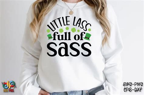 Little Lass Full Of Sass Svg Graphic By Dark Pixel · Creative Fabrica