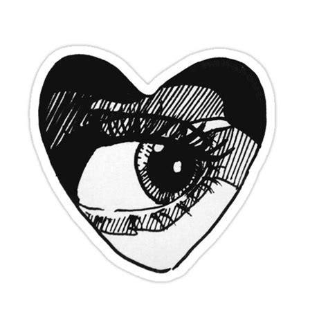 Heart Eye Sticker For Sale By Odinsxn Aesthetic Stickers Iphone