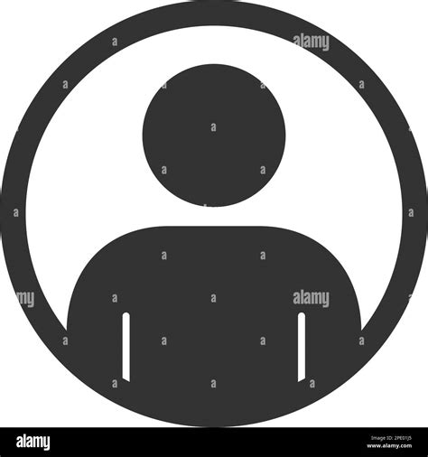 Avatar Profile Icon Social Media User Circle Shape Symbol Vector