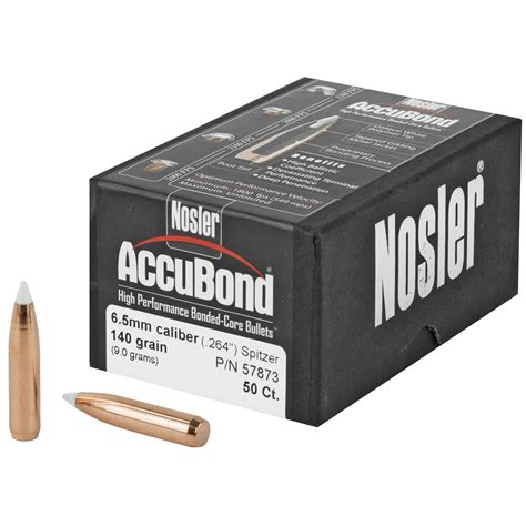 Nosler 65mm 140gr Accubond 50ct Full Circle Reloading And Firearms