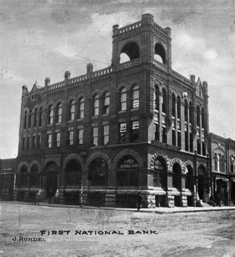 First National Bank Photograph Wisconsin Historical Society
