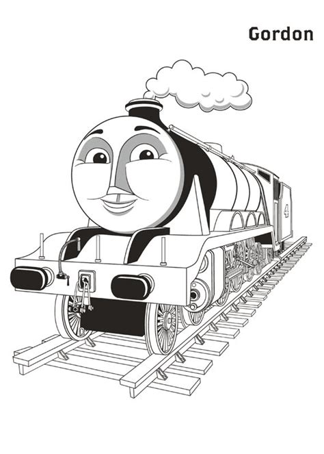 Sketsa mewarnai gambar kereta api. 30 Gambar Mewarnai Thomas and Friends Untuk Anak PAUD dan TK