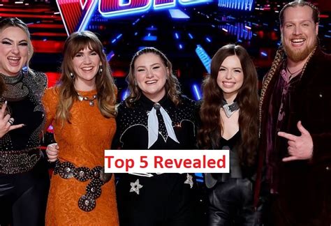 the voice 2023 top 5 revealed semifinal results who are the finalists
