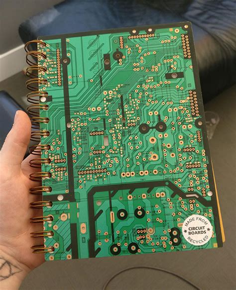 A Cool Sketchbook Made From Recycled Circuit Board Ineeeedit