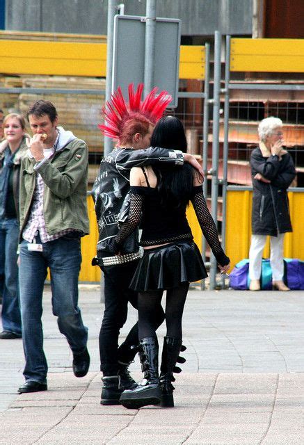 punk couple by p villerius via flickr rock outfits emo outfits punk couples punk guys 80s