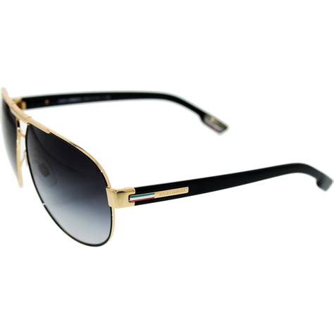 Dolce And Gabbana Men S Gradient Dg2099 10818g 61 Gold Aviator Sunglasses