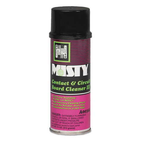 Misty Contact And Circuit Board Cleaner Iii 16 Oz Aerosol Spray 12