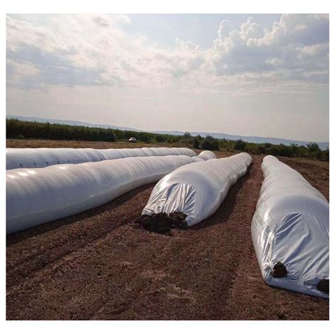 Agricultural Heavy Packing Bags Grain Bag Orange Strips Silo Sand Gravel Bags For Silo Silage