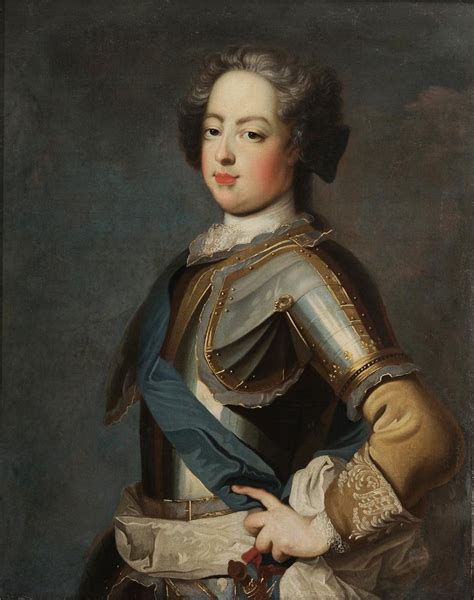 French School 18th Century Portrait Of French Nobleman In Armor Mutualart