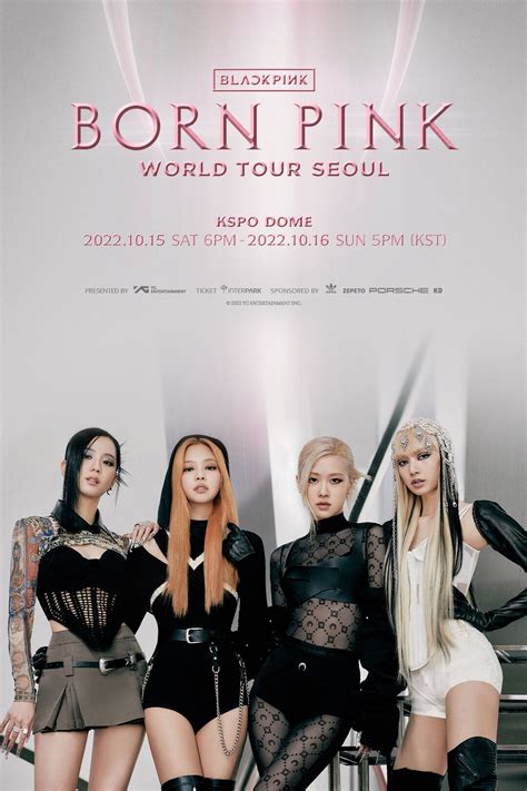 Blackpink Born Pink World Tour Seoul Teaser Posters Kpopping