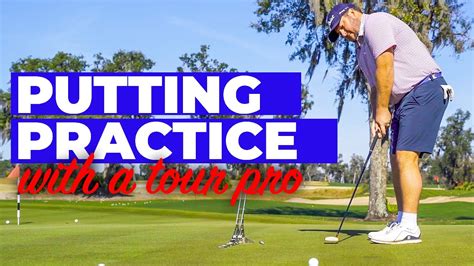 Putting Practice With Tour Pro Behind The Scenes Youtube