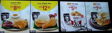 Below is the simple takeaway menu for kfc in malaysia: KFC Malaysia Takeaway, Breakfast and Midnight Menu, Price ...