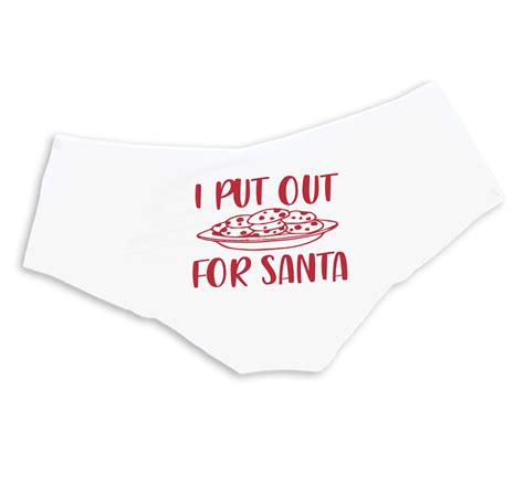 i put out for santa christmas panties holiday t sexy naughty funny slutty booty shorts
