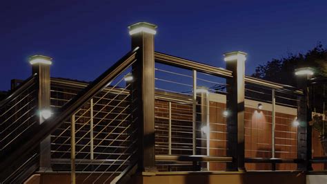 Deck And Rail Lighting Led Deck Lights Timbertech