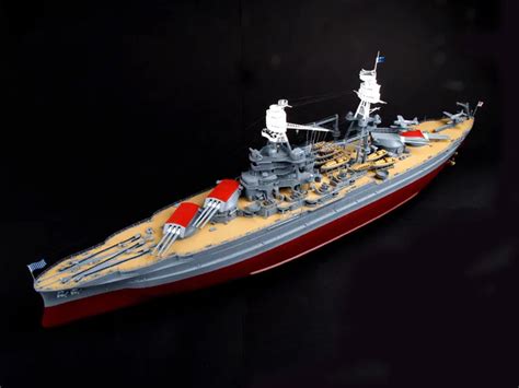 1200 Scale Uss Arizona Bb 39 1941 Nearly A Meter Trumpeter Assembled
