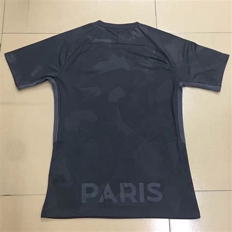 Meu sonho era ter uma camisa padrão oficial do meu time. Camisa Oficial Nova Do Psg Preta 3° Uniforme 2017/2018 G ...