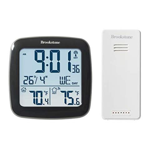 Upc 077784035276 Brookstone Bs300 Wireless Digital Thermometer Black