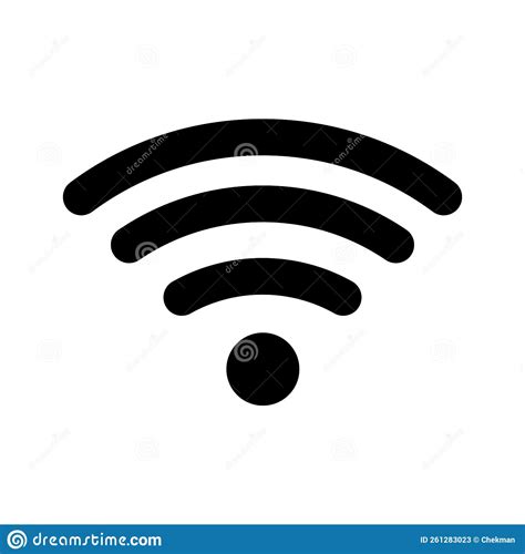 Wireless Connect Icon Signal Icon Vector Symbol Of Internet