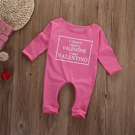 Newborn Infant Kids Baby Girl Clothes Cotton Long Sleeves Romper