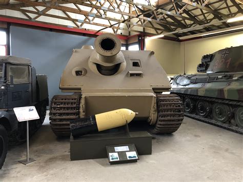 These at least were used in battle as opposed to some of the blueprint only arty that exist in the game. Sturmtiger at Panzermuseum Munster : TankPorn
