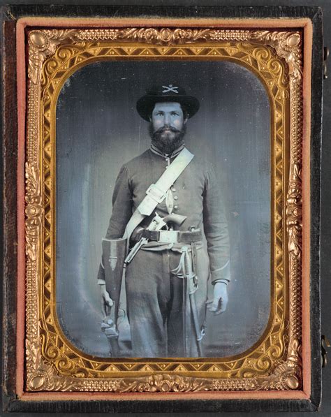 Collectibles Unidentified Confederate Soldier From Kentucky W2 Revolvers Rp Tintype C1146rp