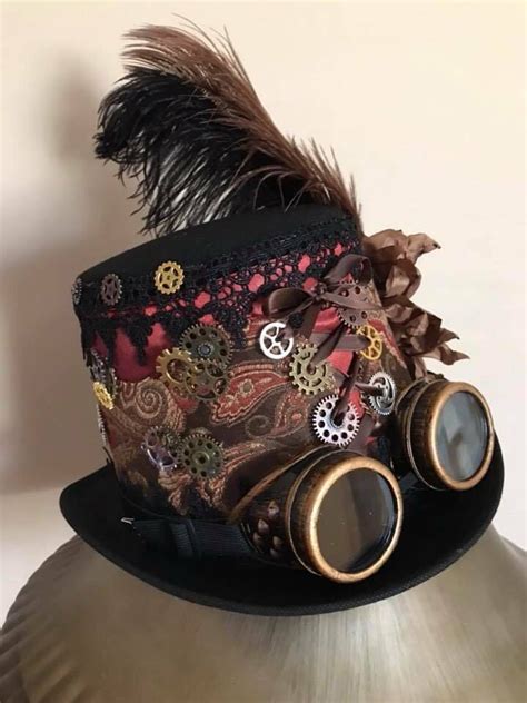 Steampunk Tophat Etsy Top Hat How To Look Better Steampunk
