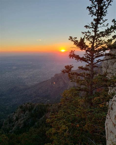 Sunset View From The Top Of The Sandias Albuquerque