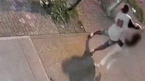 suspect gropes woman on brooklyn street beats her after she tries to fight back nbc new york