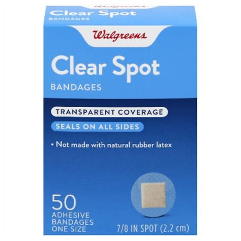 Walgreens Clear Spot Bandages 50 Ct Ralphs