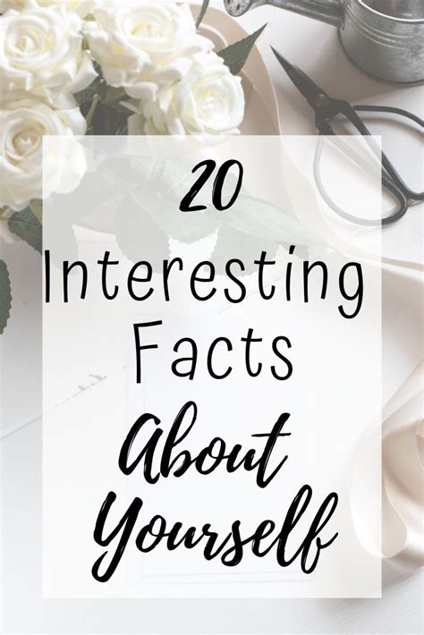 Tell An Interesting Fact About Yourself Interesting Facts About