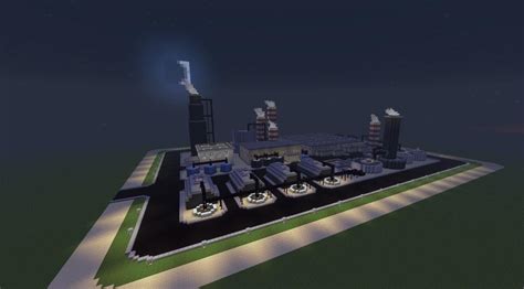 Industrial Area Factory Minecraft Project