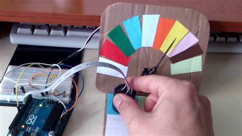 Arduino Color Sensor Rgbldr With Servo Youtube