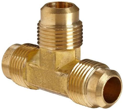 Anderson Metals Brass Tube Fitting Flare Tee 58 X 58 X 58 Flare