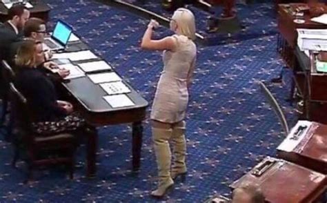 She Looks Like A Stripper Dem Az Senator Kyrsten Sinema Wears A Mini