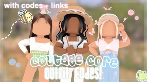 Aesthetic Roblox Cottagecorespring Outfits With Codes Links Youtube