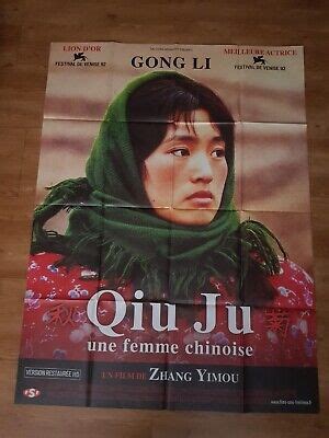 Grande Affiche Cin Ma Qiu Ju Une Femme Chinoise Gong Li Zhang Yimou Ebay