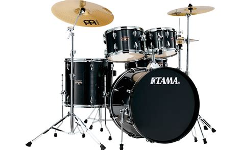 Tama Imperialstar 5 Piece Complete Drum Set With 22 Bass Drum And Meinl