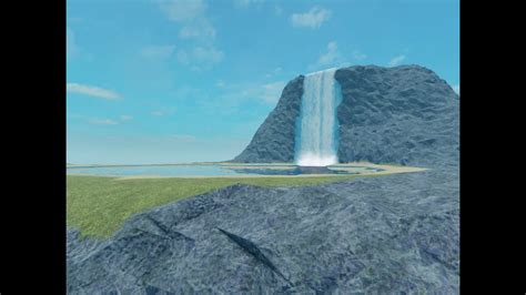 Making A Game In Roblox Studio 5 Mountain With Waterfall Check