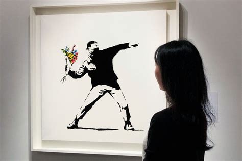 The Banksy At Auction On Sotheby S Sold For Million The Cryptonomist