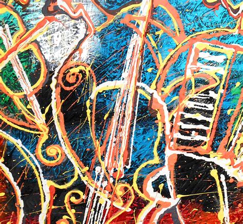 Extra Large Stretched Canvas Art Best T Modern Jazz Klezmer Music