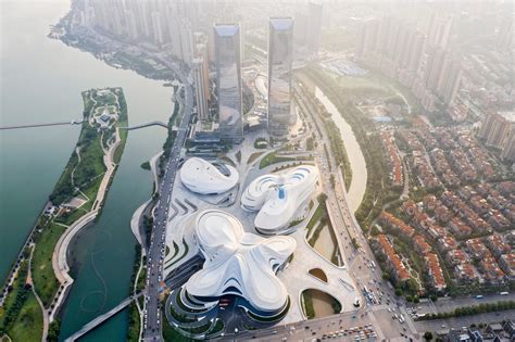 Changsha Meixihu International Cultural Centre by Zaha Hadid Architects