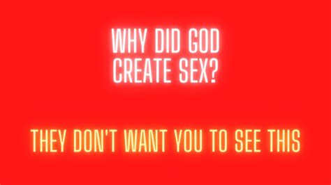 God Created Sex God Created Sex To Be Enjoyed God Created Sex To Be Enjoyed In Marriage