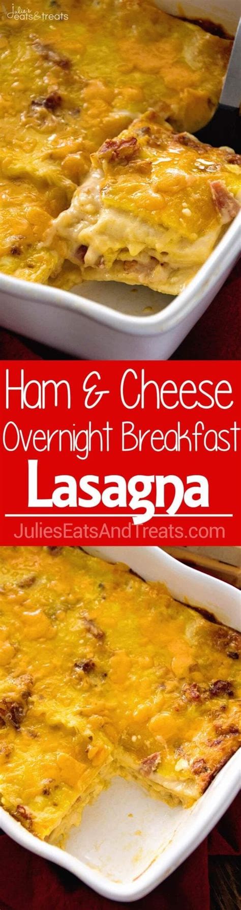 Overnight Breakfast Lasagna Recipe Julies Eats And Treats