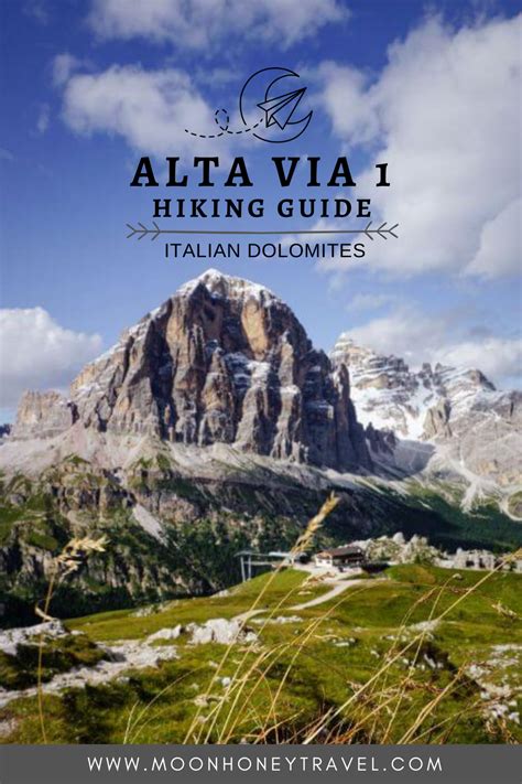 Alta Via 1 Dolomites Hiking Guide Map Moon And Honey Travel In 2021
