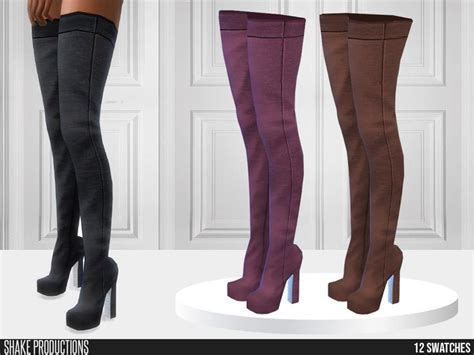 Shakeproductions 766 High Heel Boots The Sims Sims 4 Teen High