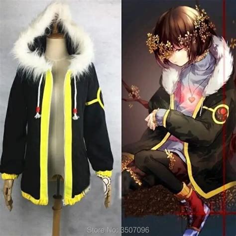 Undertale Frisk Chara Cosplay Costume Anime Game Unisex Jacket Coat
